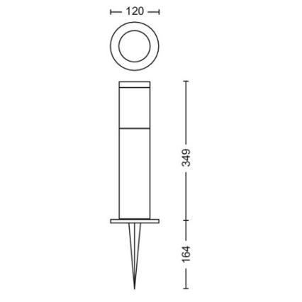 Philips - LED Venkovní lampa GARDENLINK LED/6W/230V 2700K IP44