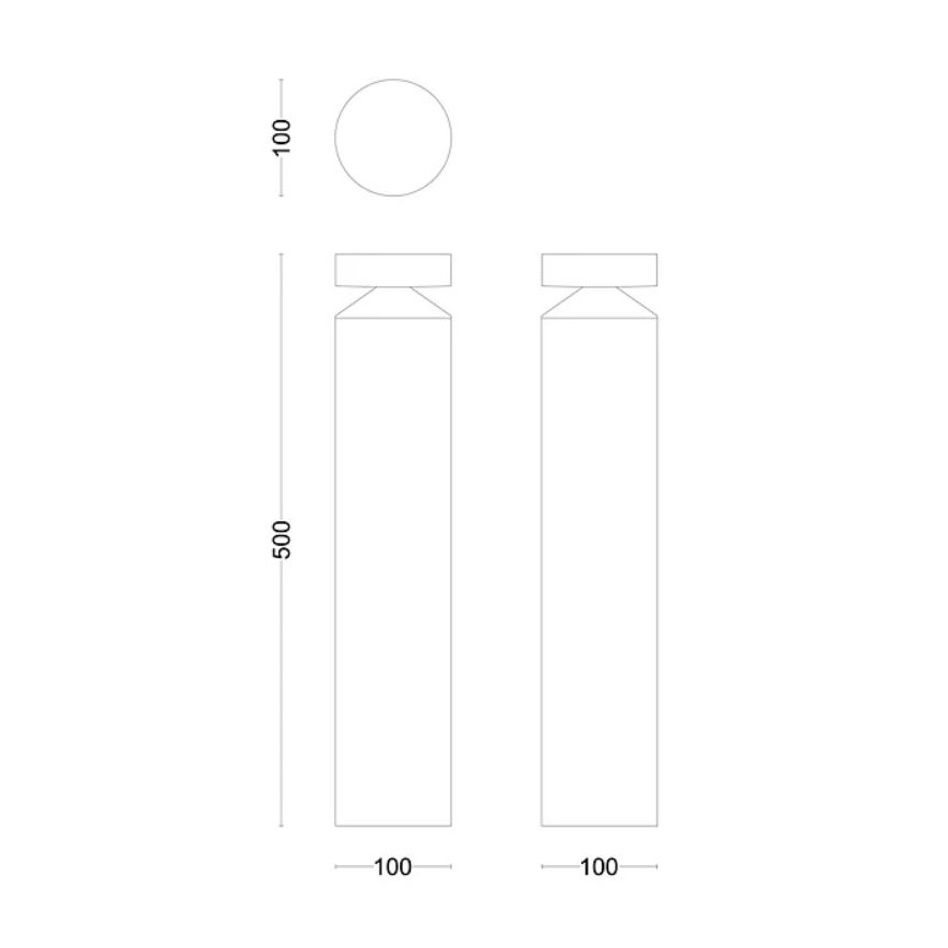 Philips - LED Venkovní lampa LAVEN LED/6W/230V 4000K IP44