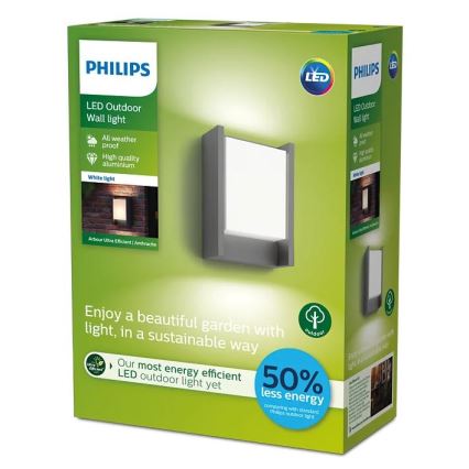 Philips - LED Venkovní nástěnné svítidlo LED/3,8W/230V 3000K IP44