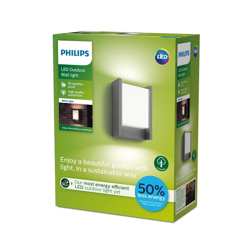 Philips - LED Venkovní nástěnné svítidlo LED/3,8W/230V 3000K IP44