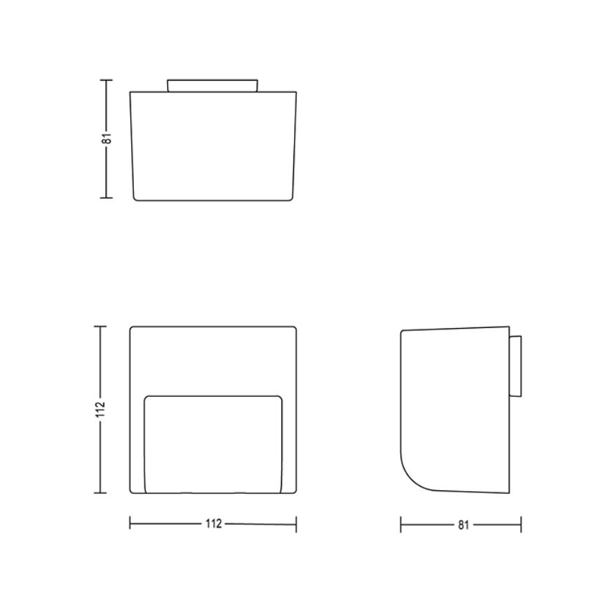 Philips - LED Venkovní nástěnné svítidlo GRITS LED/1,5W/24V IP44
