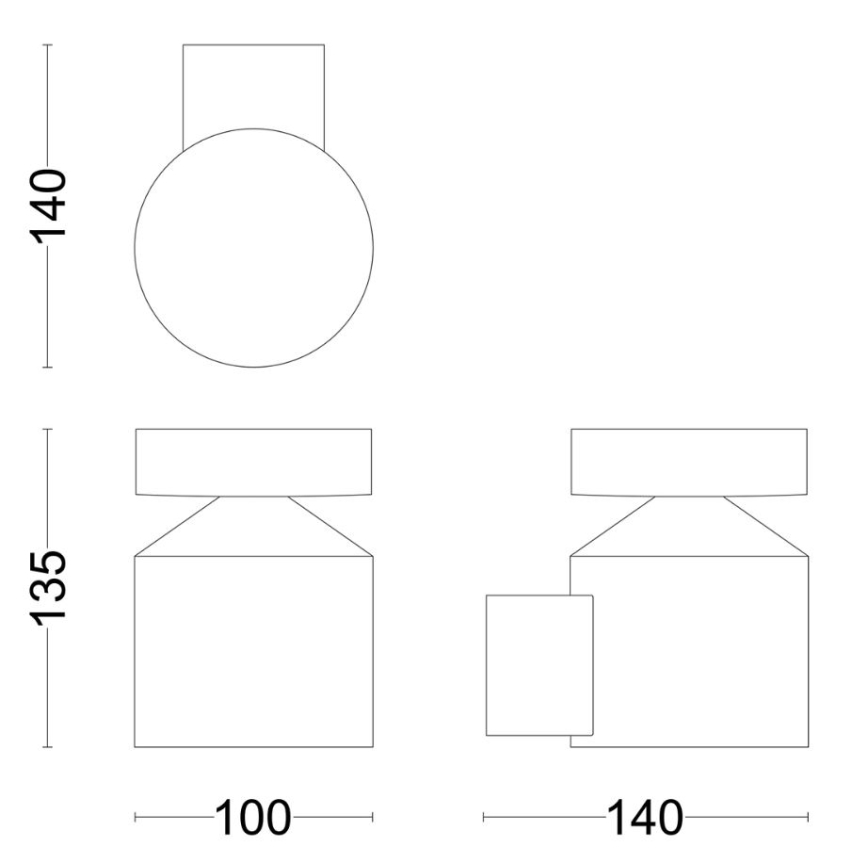 Philips - LED Venkovní nástěnné svítidlo LAVEN LED/6W/230V 2700K IP44