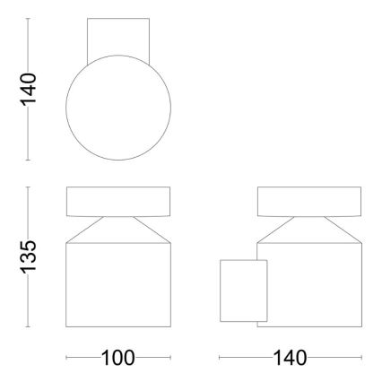 Philips - LED Venkovní nástěnné svítidlo LAVEN LED/6W/230V 4000K IP44