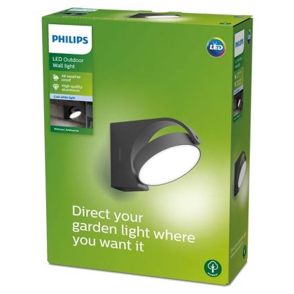 Philips - LED Venkovní nástěnné svítidlo LED/7W/230V 4000K IP44