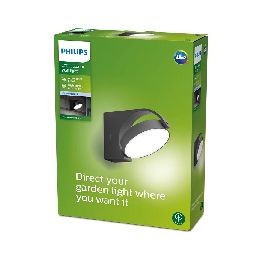 Philips - LED Venkovní nástěnné svítidlo LED/7W/230V 4000K IP44