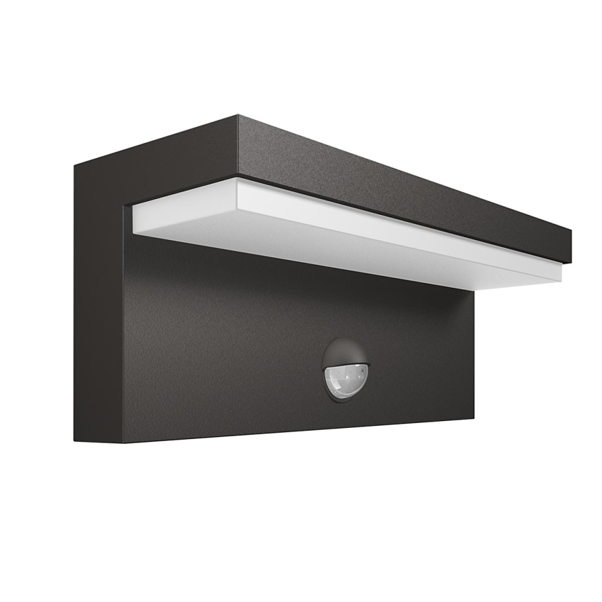 Philips - LED Venkovní nástěnné svítidlo se senzorem 2xLED/4,5W/230V 2700K IP44