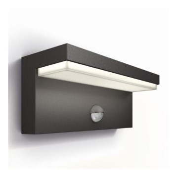 Philips - LED Venkovní nástěnné svítidlo se senzorem BUSTAN LED/3,8W/230V 4000K IP44