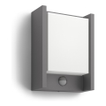 Philips - LED Venkovní nástěnné svítidlo se senzorem LED/6W 4000K IP44