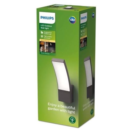 Philips - LED Venkovní nástěnné svítidlo LED/12W/230V 2700K IP44