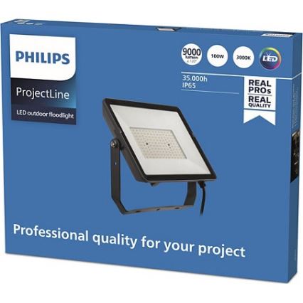 Philips - LED Venkovní reflektor PROJECTLINE LED/100W/230V IP65 3000K