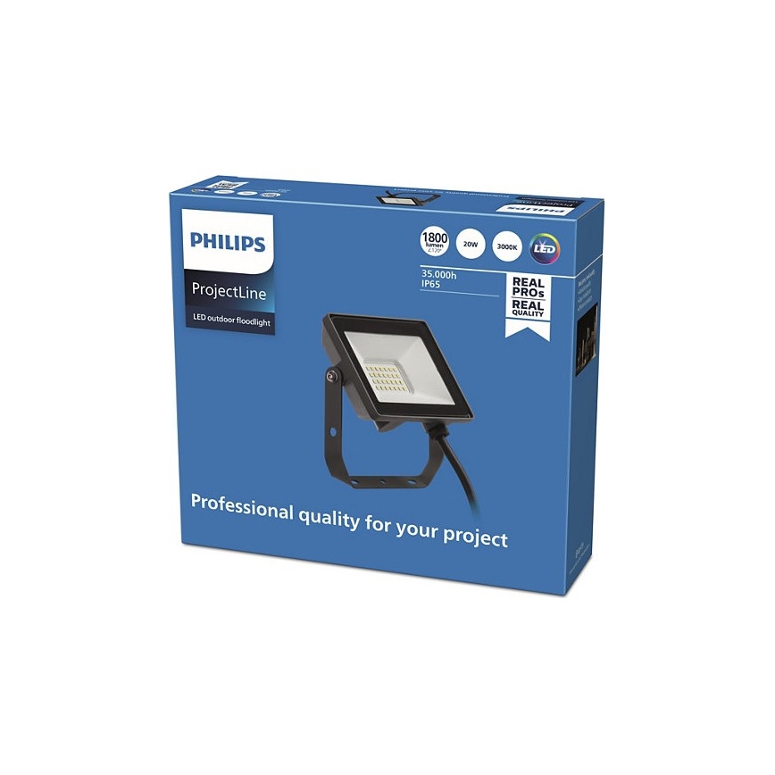 Philips - LED Venkovní reflektor PROJECTLINE LED/20W/230V IP65 3000K
