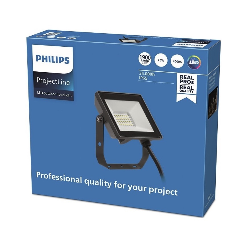 Philips - LED Venkovní reflektor PROJECTLINE LED/20W/230V IP65 4000K