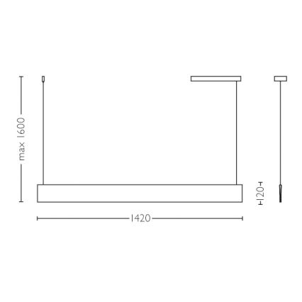 Philips Lirio 37008/53/LI - LED Závěsné svítidlo PIEGA LUCE 66xLED/0,5W/230V