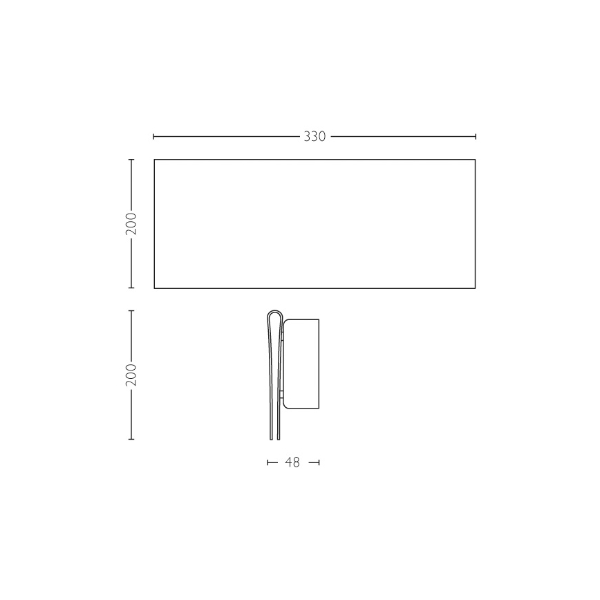 Philips Lirio 37009/31/LI - LED nástěnné svítidlo PIEGA LUCE 12xLED/0,5W/230V
