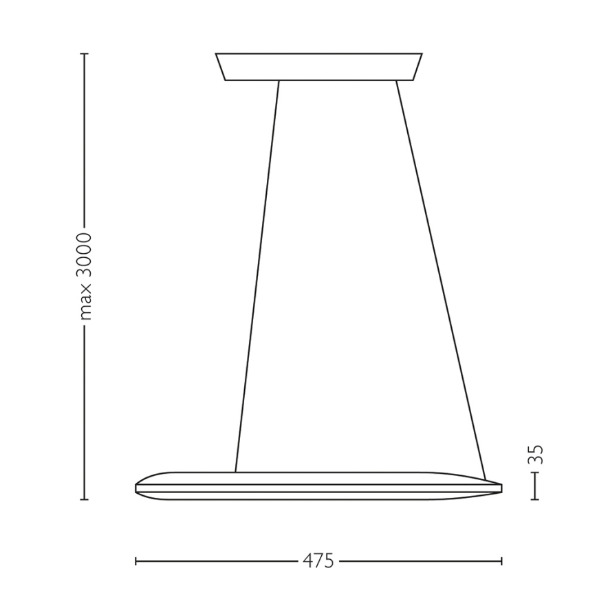 Philips Lirio 40756/93/LI - LED Závěsné svítidlo ECLIPTIC 12xLED/2,5W
