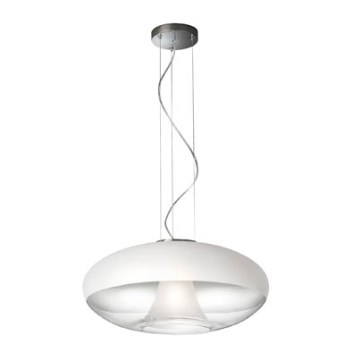 Philips Lirio 41010/11/LI - Závěsný lustr ADISA chrom/bílá/čirá