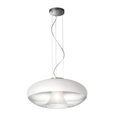 Philips Lirio 41010/11/LI - Závěsný lustr ADISA chrom/bílá/čirá