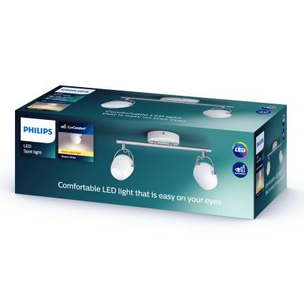 Philips Lirio 57032/31/P0 - LED Bodové svítidlo PLANET 2xLED/4,2W/230V