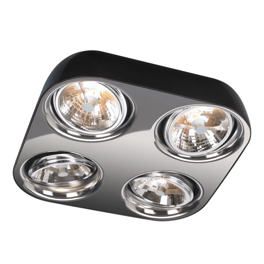 Philips Lirio 57134/30/LI - Stropní svítidlo DOLOQ 4xG53/35W černá