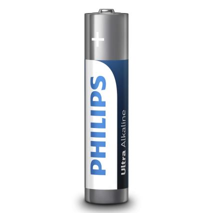 Philips LR03E2B/10 - 2 ks Alkalická baterie AAA ULTRA ALKALINE 1,5V 1250mAh