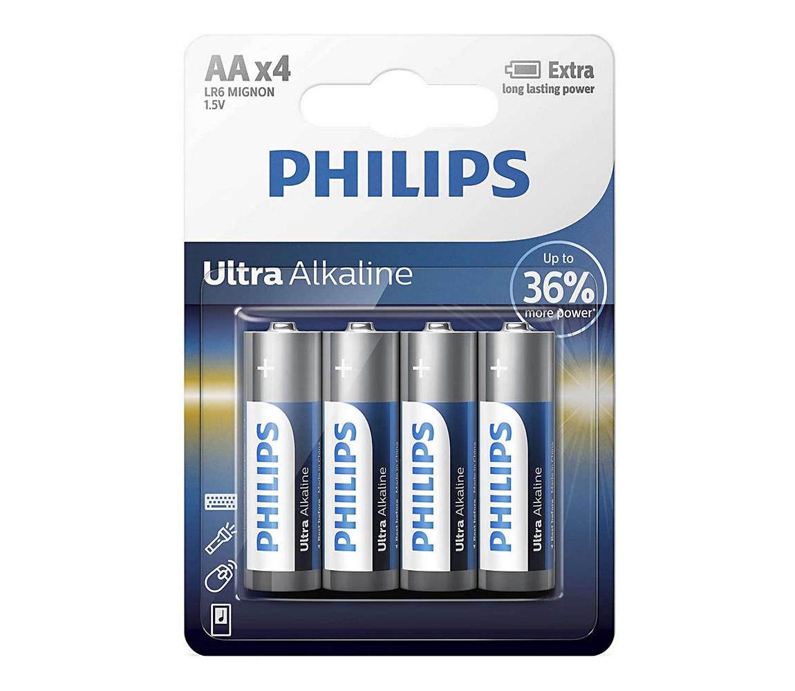 Baterie Philips Ultra Alkaline AA 4ks
