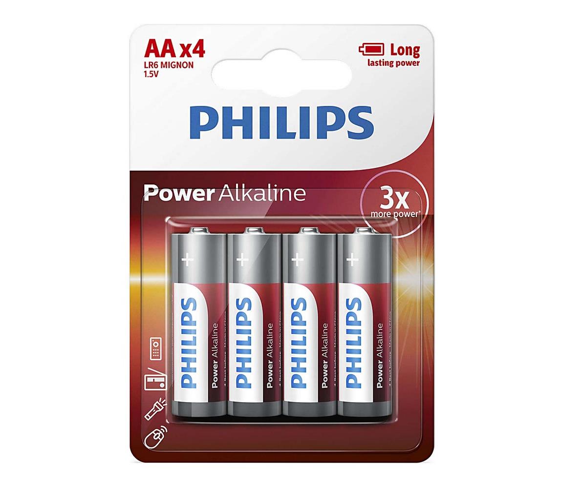 Baterie Philips PowerLife AA 4ks