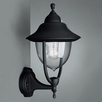 Philips Massive 01620/01/30 - Venkovní nástěnné svítidlo BUDAPEST 1xE27/60W/230V IP44