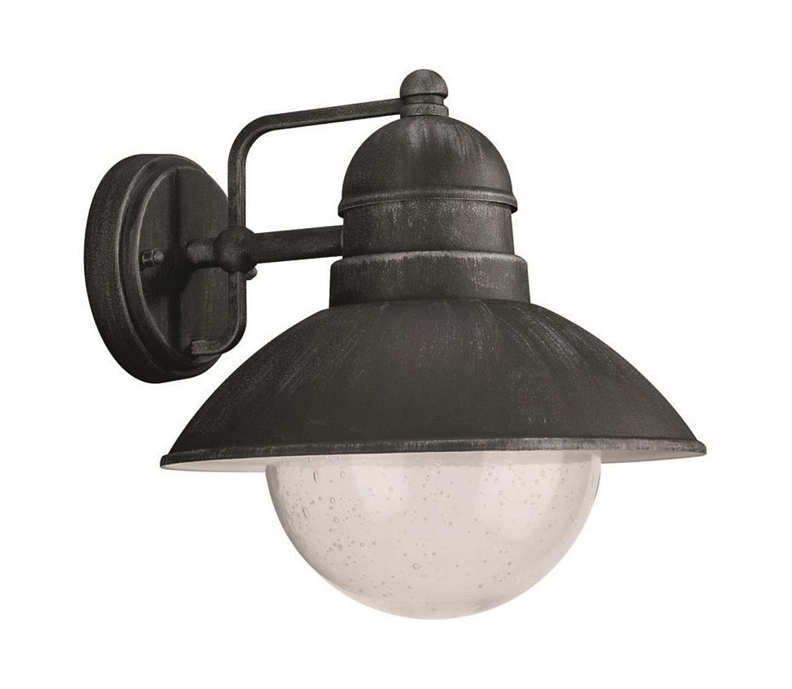 Philips Massive Philips Massive 17237/54/10 -Venkovní nástěnné svítidlo 1xE27/60W/230V IP44 šedá M1707