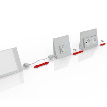 Philips Massive 33466/17/46 - CUCINA 2x zásuvka domovní 230V