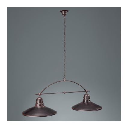 Philips Massive 37666/86/10 - Závěsný lustr AKI 2xE27/14W