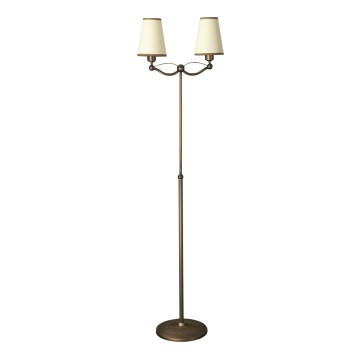 Philips Massive 37893/06/10 - Stojanová lampa MACENA 2xE27/60W antická bronzová Philips Massive 37893/06/10 - Stojanová lampa MACENA 2xE27/60W antická bronzová