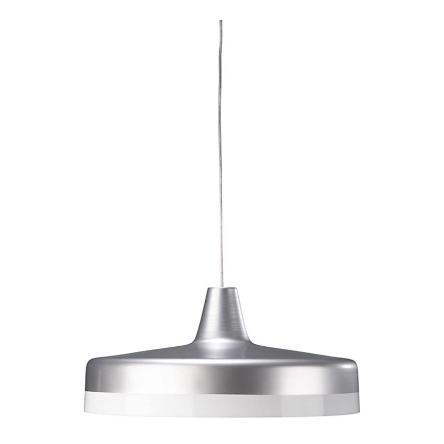 Philips Massive 40567/48/10 - Závěsný lustr ASYLUS 1xE27/40W stříbrnošedá