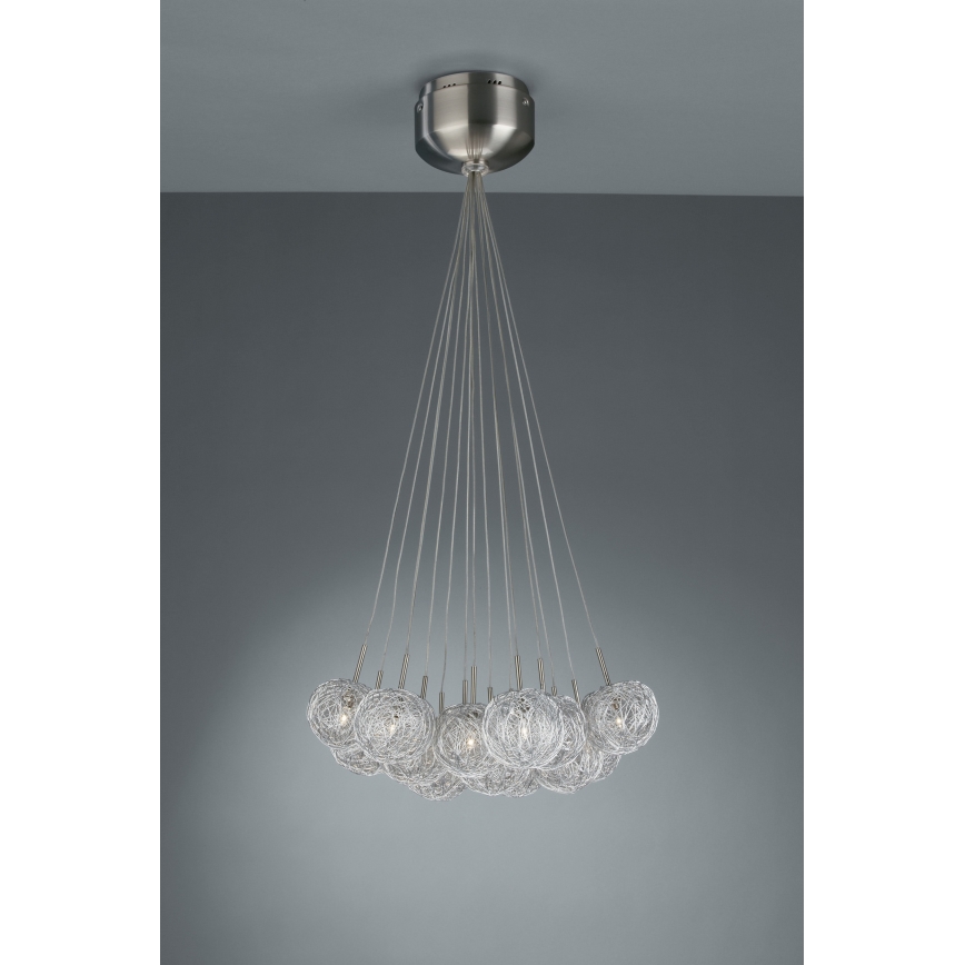 Philips Massive 41853/17/10 - Závěsný lustr FONTAINE 15xG4/10W/12V