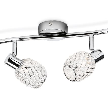 Philips Massive - Bodové svítidlo 4xG9/28W lesklý chrom
