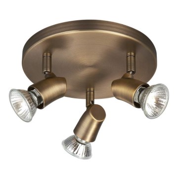 Philips Massive 54493/06/10 - Bodové svítidlo KINJA 3xGU10/50W Antická bronzová Philips Massive 54493/06/10 - Bodové svítidlo KINJA 3xGU10/50W Antická bronzová