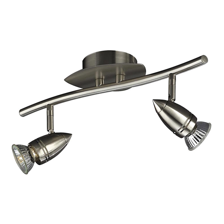 Philips Massive 54942/17/PN - Bodové svítidlo COMET 2xGU10/50W/230V