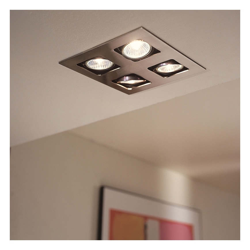 Philips Massive 59304/06/10 - Downlight ARTEMIS 4xGU10/50W/230V
