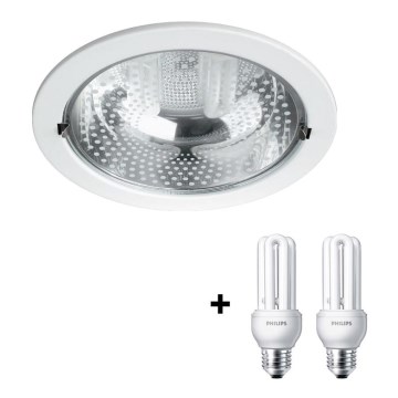 Philips Massive 59799/31/10 - Downlight RONDA 2xE27/14W bílá Philips Massive 59799/31/10 - Downlight RONDA 2xE27/14W bílá
