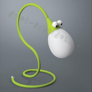 Philips Massive 66010/33/10 - Stolní lampa SNAKEY 1xG4/10W/12V zelená