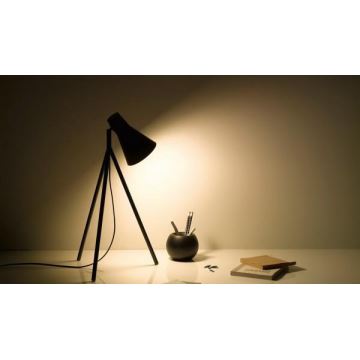 Philips Massive  67323/30/10 - Lampa stolní TRENT 1xE27/15W černá