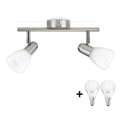Philips Massive - LED Bodové svítidlo 2xE14/5W/230V matný chrom