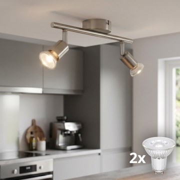 Philips Massive - LED Bodové svítidlo 2xGU10/50W/230V