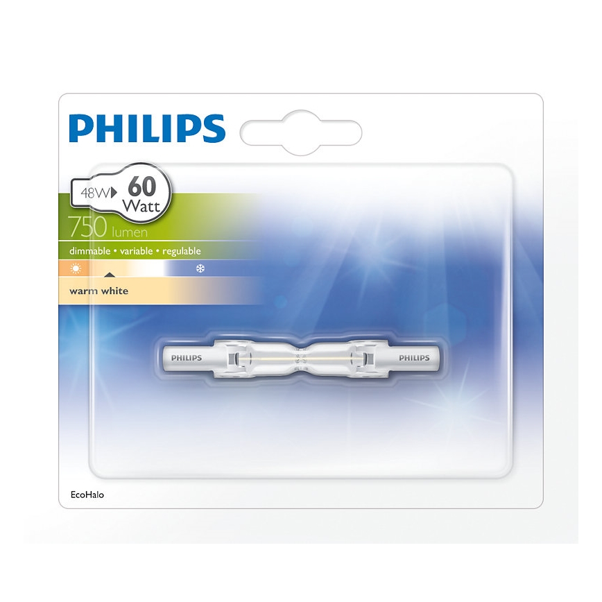 Philips Massive - Průmyslová žárovka R7S/48W/230V 78 mm 2900K