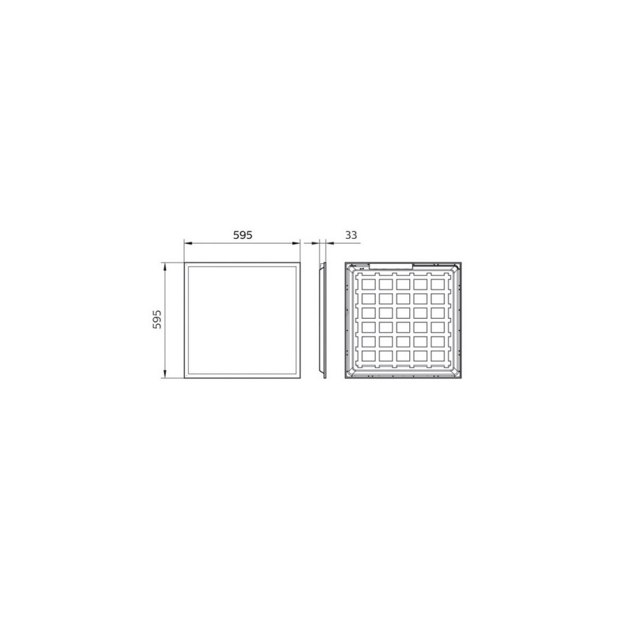 Philips Pila - LED Podhledový panel LED/40W/230V 60x60 cm UGR22