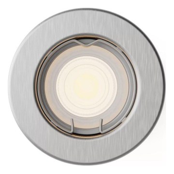 Philips - Podhledové svítidlo PERIDOT 1xGU10/7W/230V stříbrná