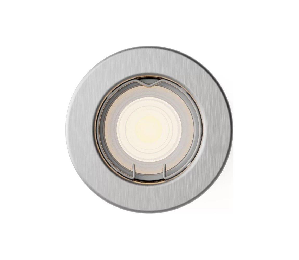 Philips - Podhledové svítidlo PERIDOT 1xGU10/7W/230V stříbrná 872016939276200