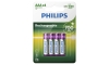 Philips R03B4A70/10 - 4 ks Nabíjecí baterie AAA MULTILIFE NiMH/1,2V/700 mAh