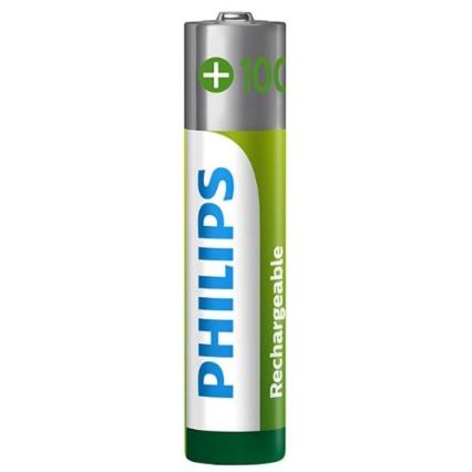 Philips R03B4RTU10/10 - 4 ks Nabíjecí baterie AAA NiMH/1,2V/1000 mAh