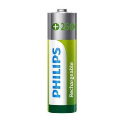 Philips R6B4B260/10 - 4 ks Nabíjecí baterie AA NiMH/1,2V/2600 mAh