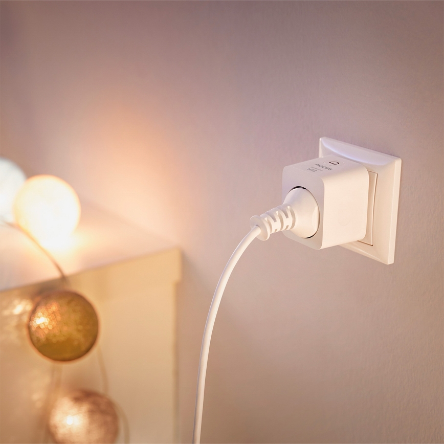 Philips - SADA 2x Chytrá zásuvka SCHUKO 2300W + powermetr Wi-Fi